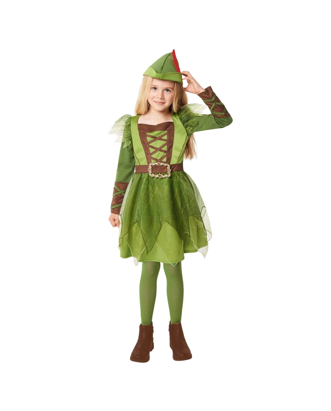 Disfraz Infantil Peter Pan Vestido Talla 10-12 Años