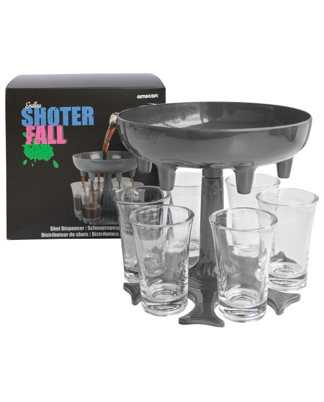 Juego Bebida Set Dispensador Con 6 Vasos Plastico 