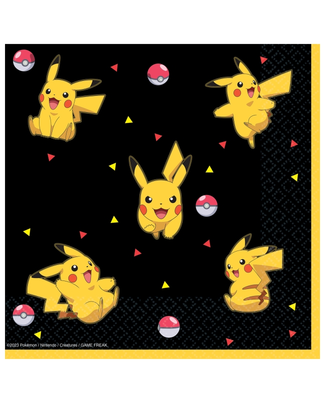 Servilletas 33X33cm Pokemon 2024