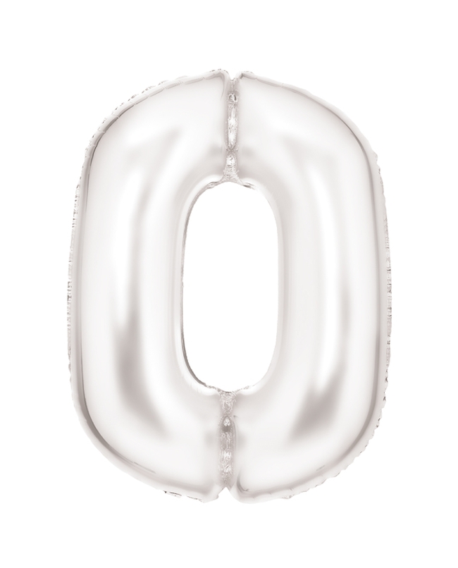 Forma Numero 0 Blanco Seda 86cm