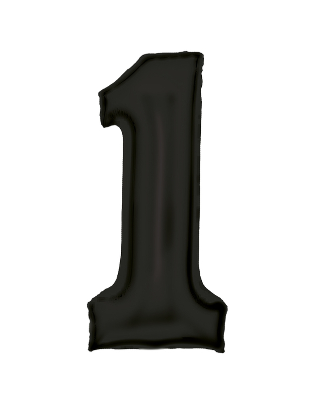 Forma Numero 1 Negro Seda 86cm