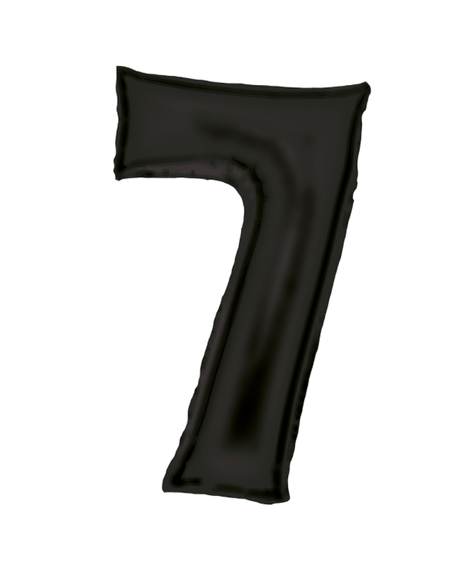 Forma Numero 7 Negro Seda 86cm