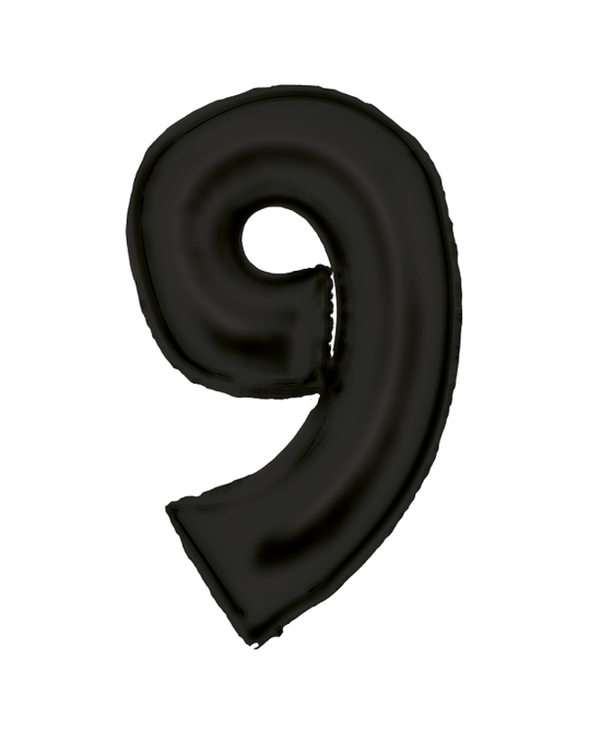 Forma Numero 9 Negro Seda 86cm