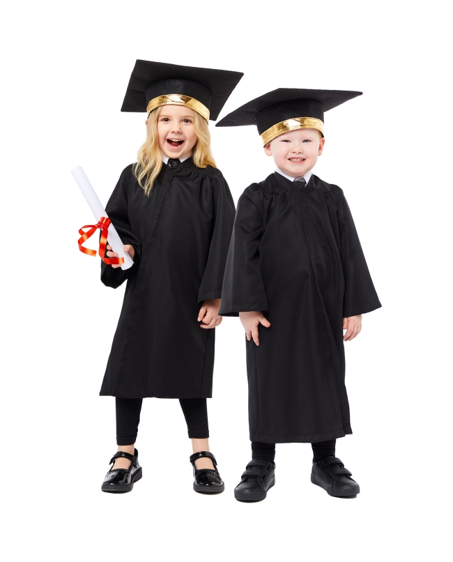 Disfraz Infantil Toga Graduacion Talla 3-4 Años