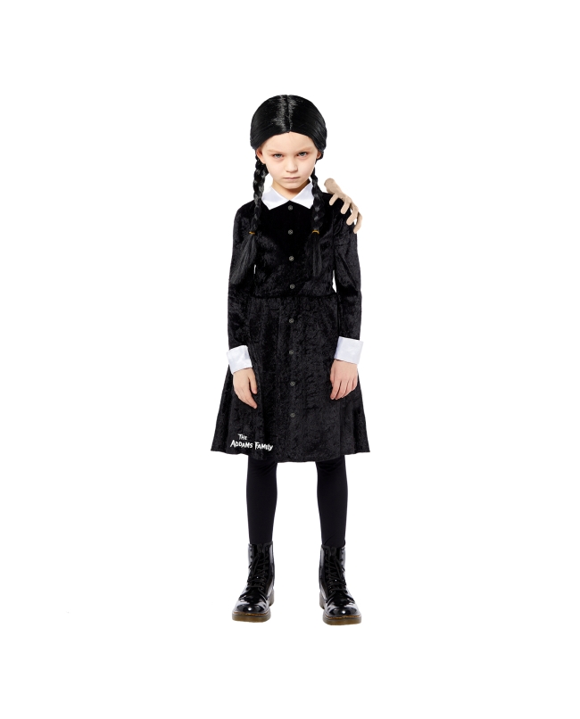 Disfraz Infantil Miercoles Addams Talla 3-4 Años