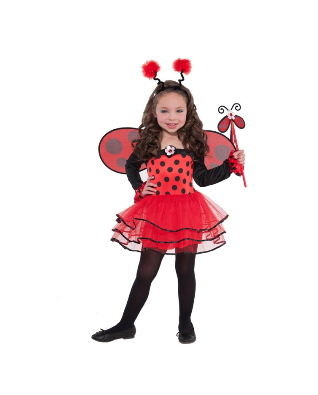 Disfraz Infantil Mariquita Bailarina Talla 6-8 Años