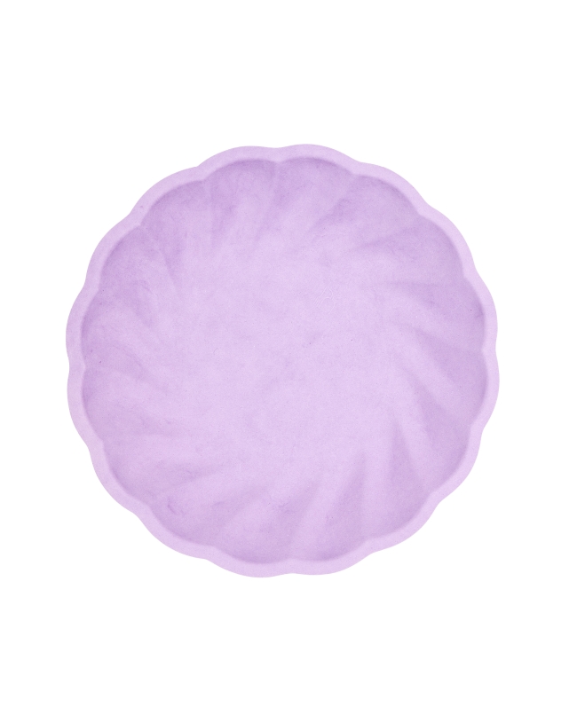 Platos Redondos 22,9cm Vert Decor Morado Pastel 
