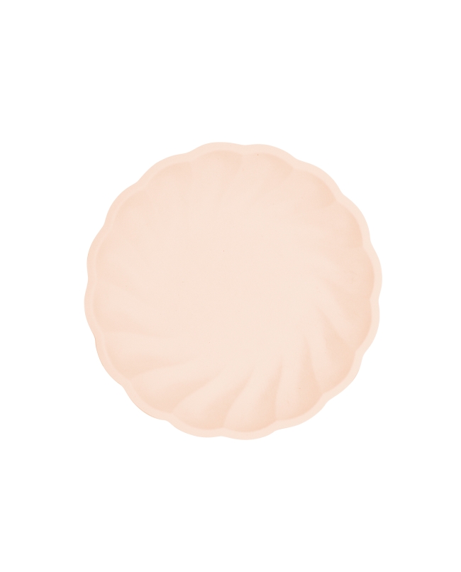 Platos Redondos 18,8cm Vert Decor Naranja Pastel 