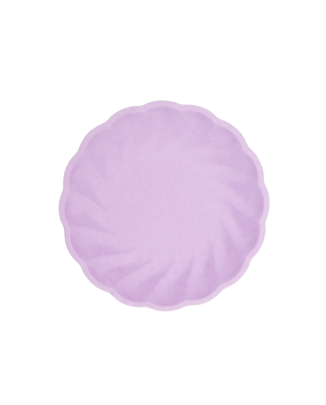 Platos Redondos 18,8cm Vert Decor Morado Pastel 