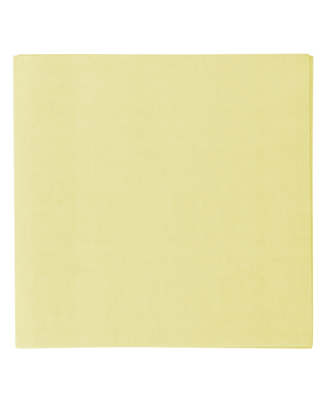 Servilletas 33 X 33cm 3 Pliegues Vert Decor Amarillo Pastel 