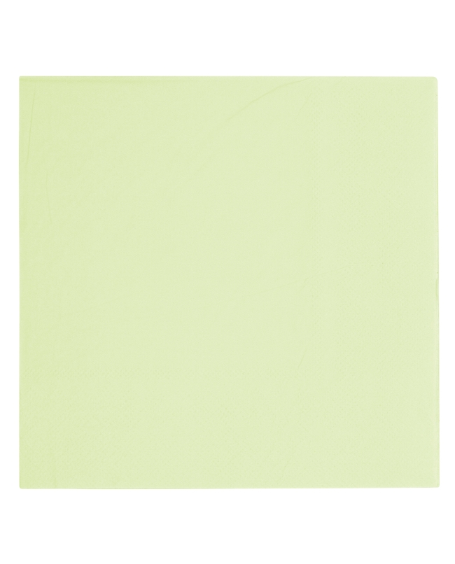 Servilletas 33 X 33cm 3 Pliegues Vert Decor Verde Pastel