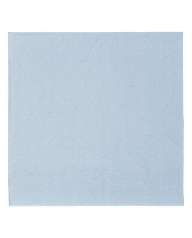 Servilletas 33 X 33cm 3 Pliegues Vert Decor Azul Pastel