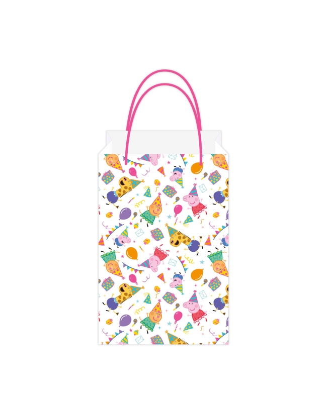 Bolsas Papel Peppa Pig Papel 12,7X21,5cm 