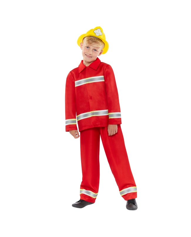 Disfraz Infantil Bombero Talla 8-10 Años