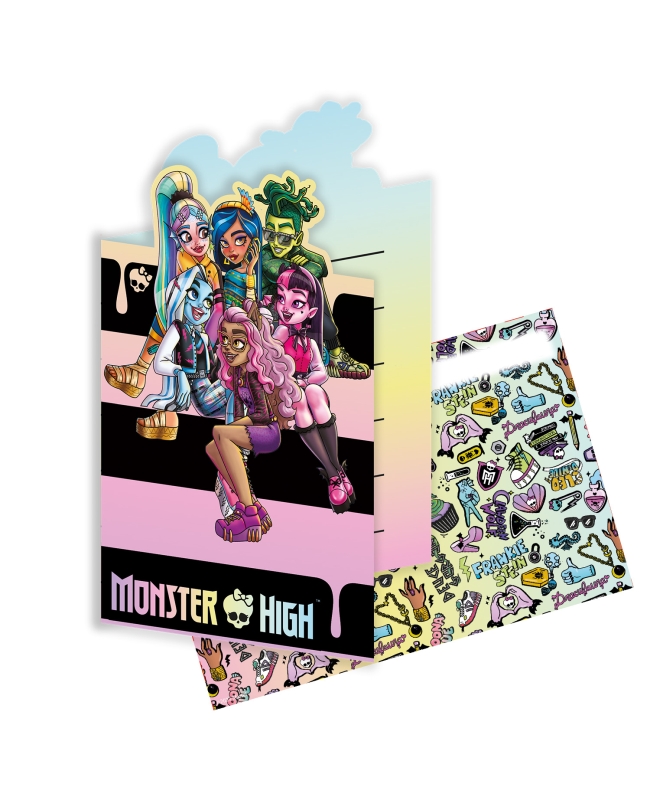 Invitaciones Monster High Papel