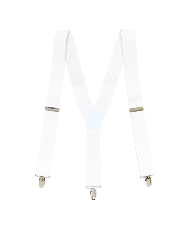 Disfraz Acc. Tirantes Blanco 2.5Cm Adulto