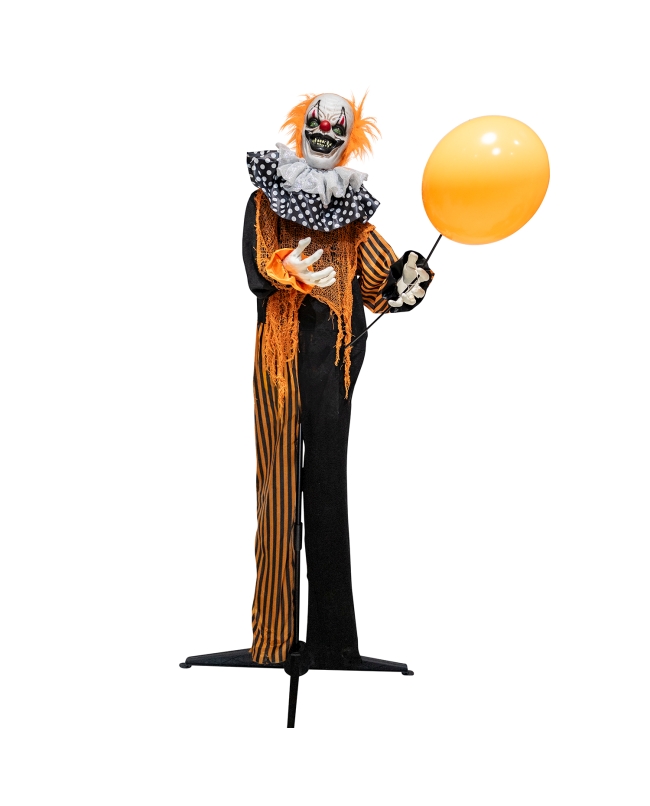 Animatronic Pie Payaso Con Globo 45X40cm X1,65m