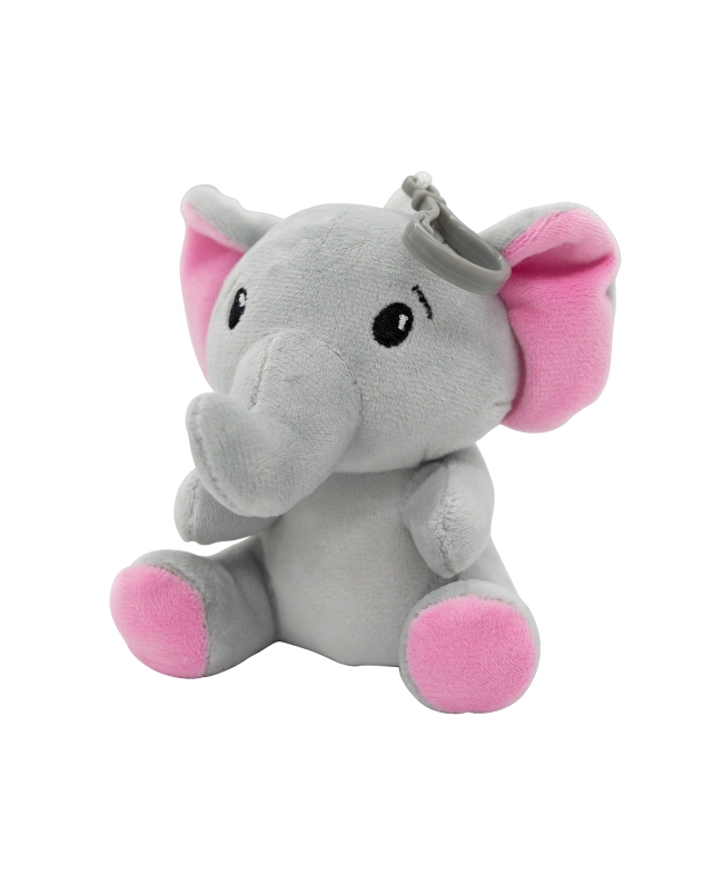 Peso Peluche Elefante Orejas Rosas 11cm/120gr