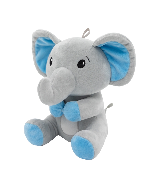 Peso Peluche Elefante Orejas Azules Lazo 21cm/170gr