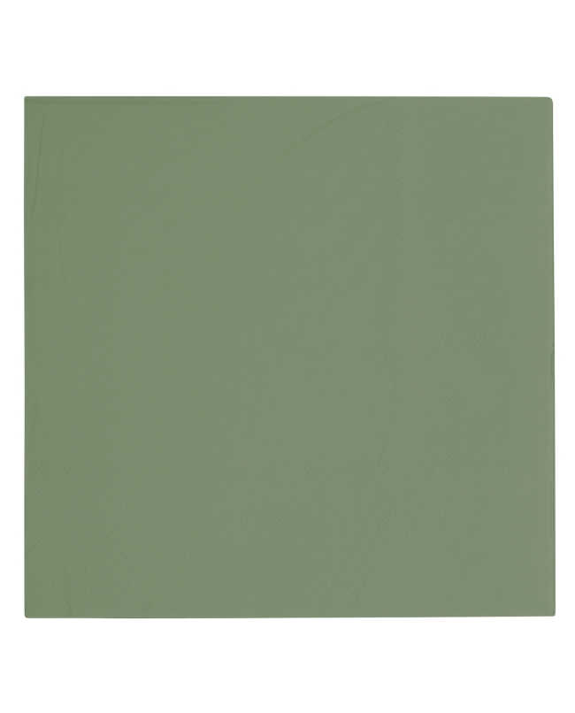 Servilletas 33 X 33cm 3 Pliegues Vert Decor Verde Oscuro