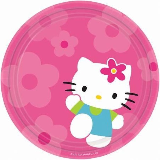 OUTLET - Platos 23cm (8) Hello Kitty (OFERTA)