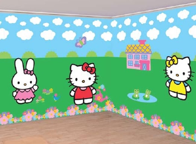 Decoracion Escena Kit Hello Kitty ***OFERTA DTO NO ACUMULABLE