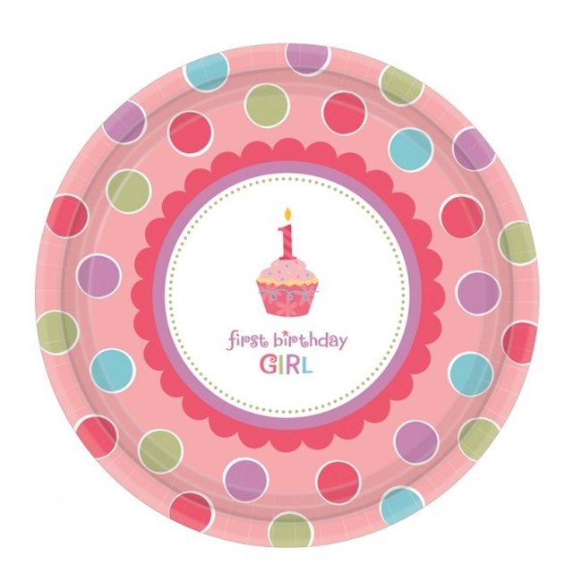 Platos 26cm Cupcake Girl ***OFERTA DTO NO ACUMULABLE