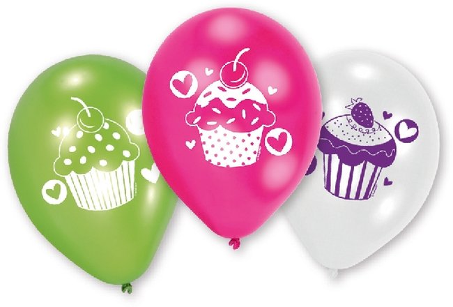 Globos Latex 9: Cupcake ***OFERTA DTO NO ACUMULABLE