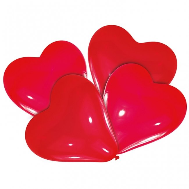 Globos Latex Forma Corazon Rojo 40,6cm