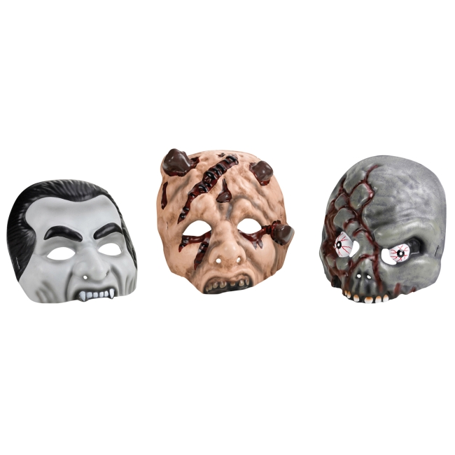 Mascara Halloween Surtido Plastico 20.4X20.8 cm