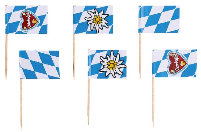 Picks Banderas Baviera 6,5cm