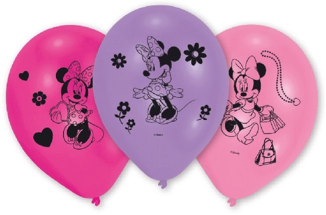 Globos Latex 25,4cm Minnie Mouse