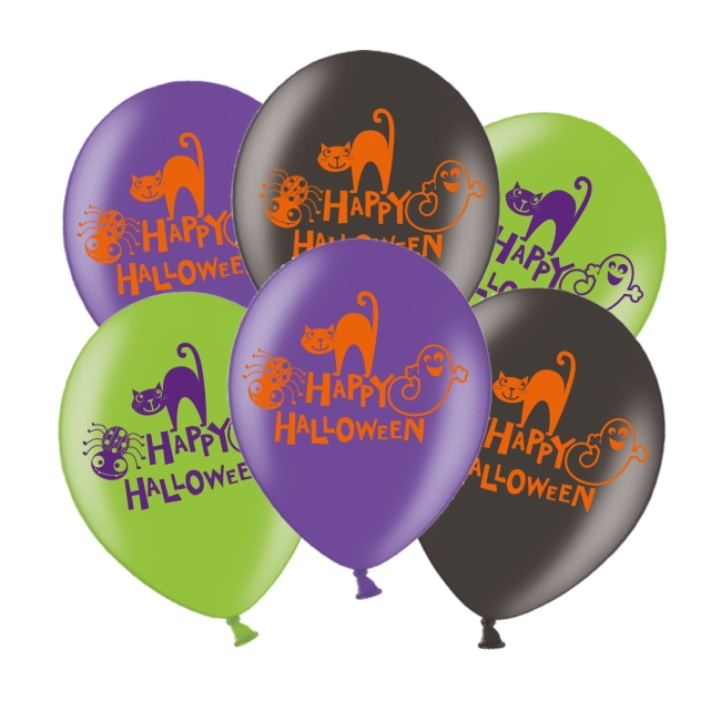 Globos 27 cm: Happy Halloween