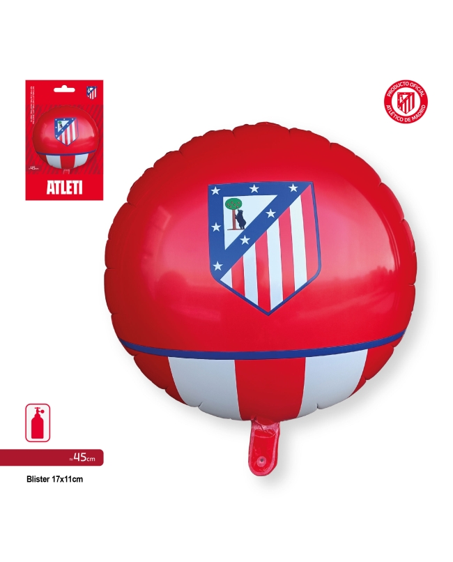 Globo Foil 45cm Atletico Madrid Franji-Roja ***OFERTA DTO NO ACUMULABLE