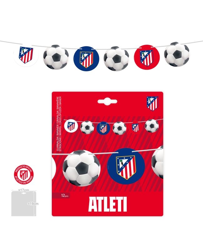 Guirnalda Atletico Madrid Balones ***OFERTA DTO NO ACUMULABLE