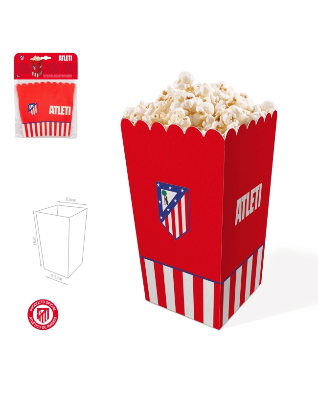 Cajas Palomitas Atletico Madrid Escudo ***OFERTA DTO NO ACUMULABLE