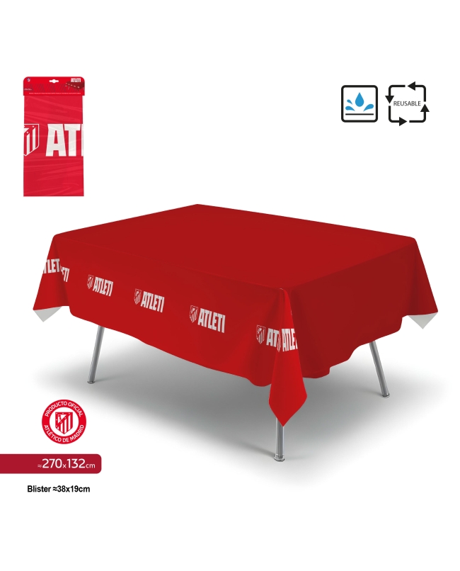 Mantel Atletico Madrid 270cm X 134cm ***OFERTA DTO NO ACUMULABLE
