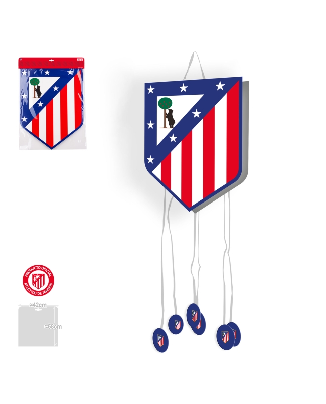 Pinata Escudo Atletico Madrid 42X40cm ***OFERTA DTO NO ACUMULABLE