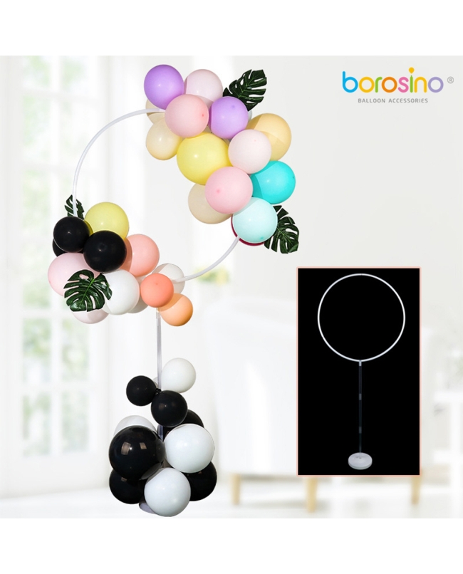 Columna Circulo + Base Llenar Agua 23cm Plastico