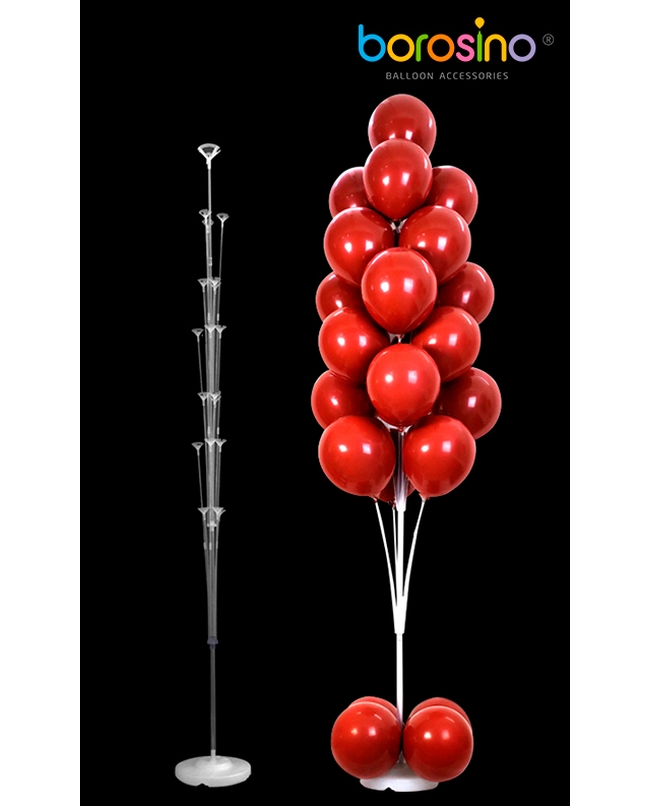 COLUMNA 1,80cm + BASE PLASTICO PARA LLENAR CON AGUA 23x23x3cm