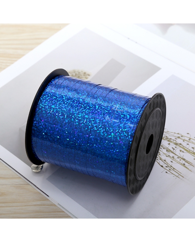 CINTA HOLOGRAFICA AZUL ROYAL DE 500YDS