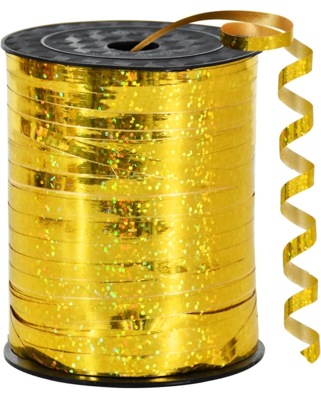 Rollo De Cinta 500Yd: Holografica Amarilla