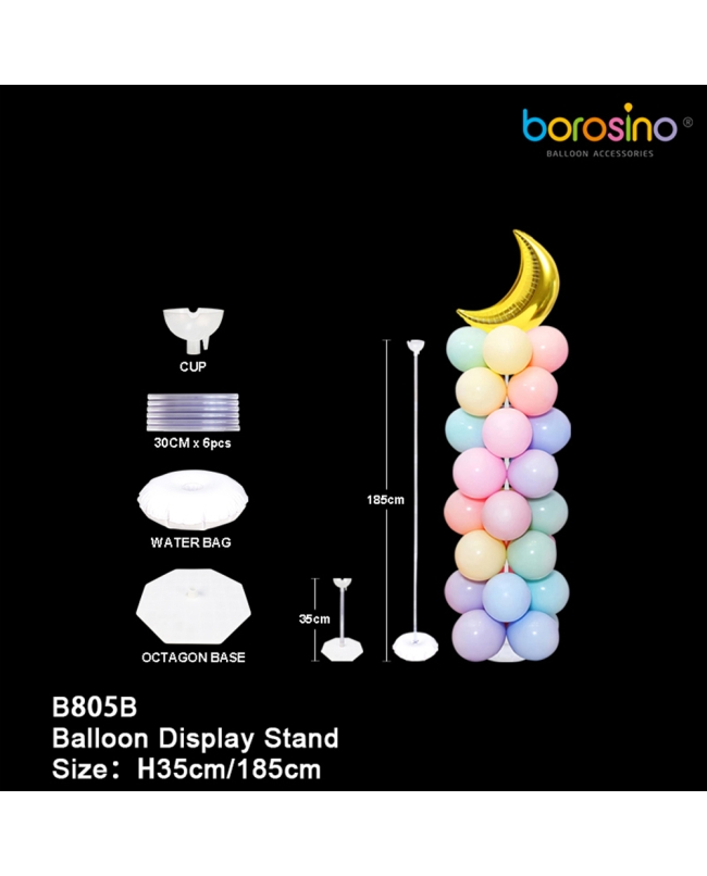 Columna Extensible 35cm- 185cm +Base Y Bolsa Agua Plastico
