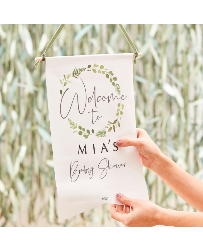 Baby Shower Customizable Welcome Sign ***OFERTA DTO NO ACUMULABLE