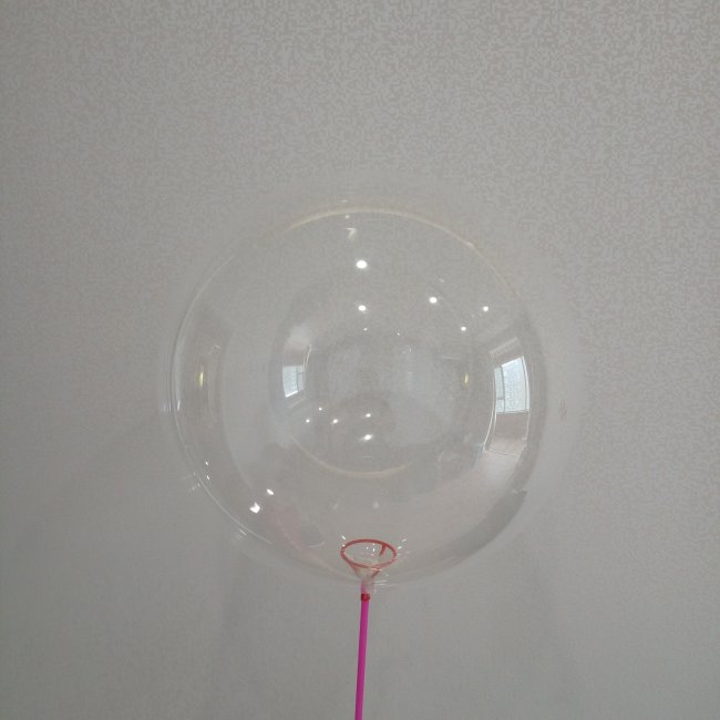 50 GLOBOS BUBBLE - BURBUJA CRISTAL 18'- 45cm (SIN PALO, SIN COPA)