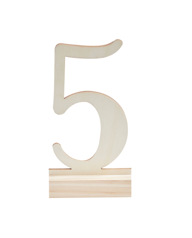 Numeros Mesa Madera 1-12 ***OFERTA DTO NO ACUMULABLE