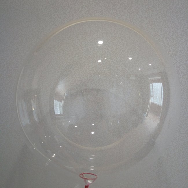 5 GLOBOS BUBBLE - BURBUJA CRISTAL 36'- 90cm (SIN PALO, SIN COPA)