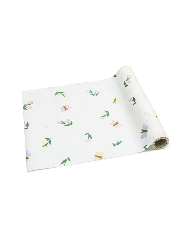 Camino Mesa Flores Y Mariposas 40X500cm Tela No Tejid ***OFERTA DTO NO ACUMULABLE