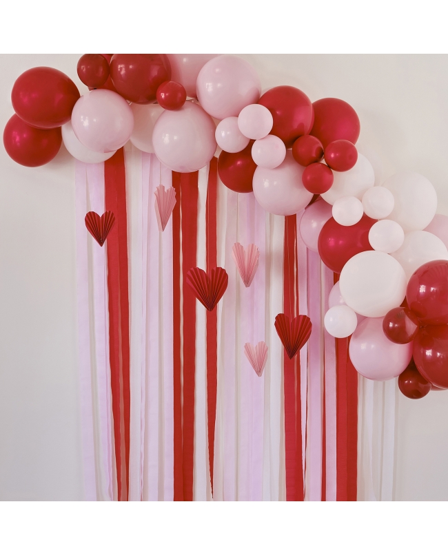 Kit Globos Latex Para Arco Y Tiras Corazones ***OFERTA DTO NO ACUMULABLE