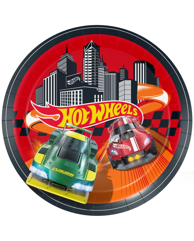 Platos 23cm Hot Wheels